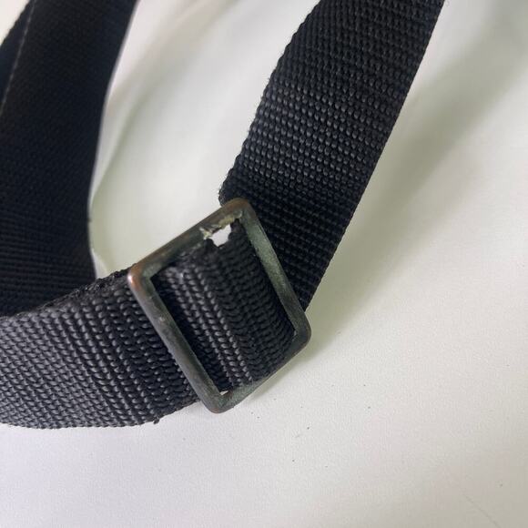 Vintage 90s GAP Black Nylon Zip Closure Square Backpack 9" x 9" - Picture 5 of 15